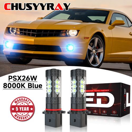 Blue p13w led bulbs - led, daytime